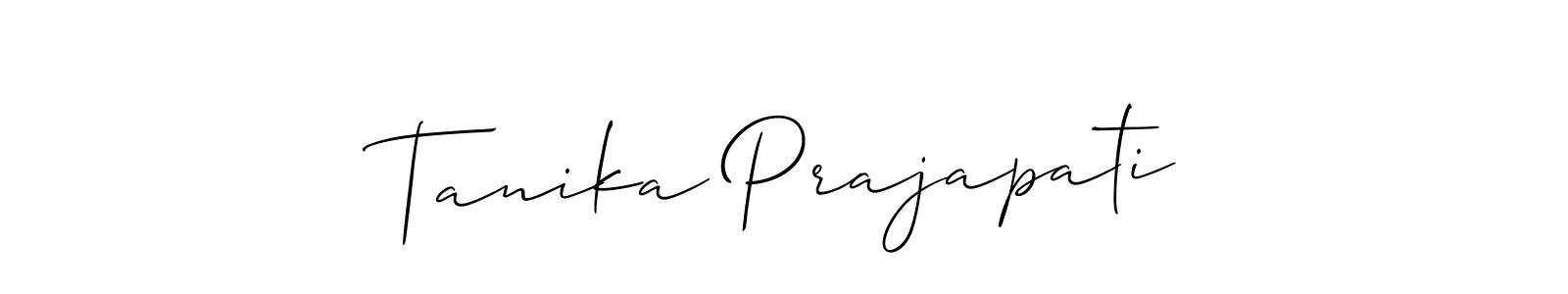 See photos of Tanika Prajapati official signature by Spectra . Check more albums & portfolios. Read reviews & check more about Allison_Script font. Tanika Prajapati signature style 2 images and pictures png