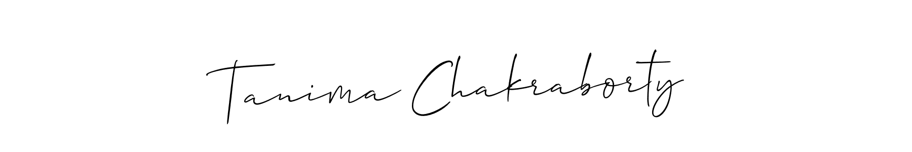 Also You can easily find your signature by using the search form. We will create Tanima Chakraborty name handwritten signature images for you free of cost using Allison_Script sign style. Tanima Chakraborty signature style 2 images and pictures png