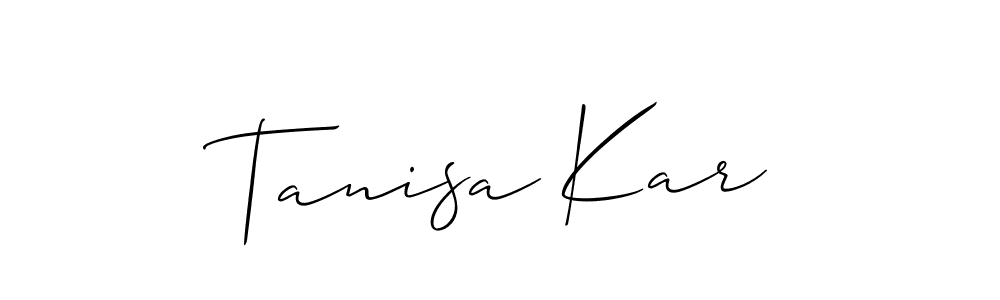 See photos of Tanisa Kar official signature by Spectra . Check more albums & portfolios. Read reviews & check more about Allison_Script font. Tanisa Kar signature style 2 images and pictures png