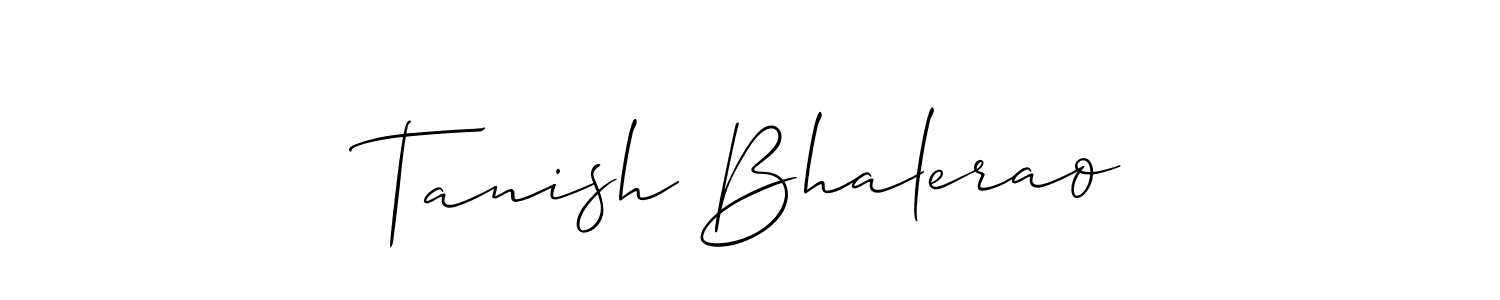 Use a signature maker to create a handwritten signature online. With this signature software, you can design (Allison_Script) your own signature for name Tanish Bhalerao. Tanish Bhalerao signature style 2 images and pictures png