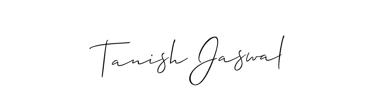 Best and Professional Signature Style for Tanish Jaswal. Allison_Script Best Signature Style Collection. Tanish Jaswal signature style 2 images and pictures png