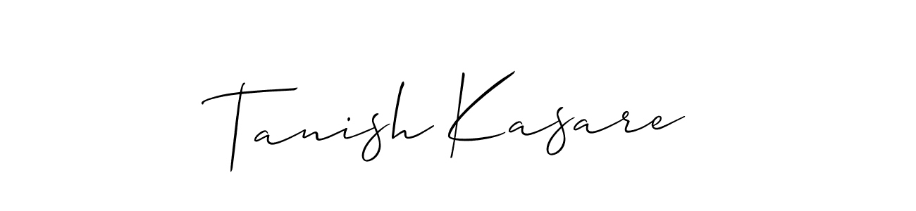 How to Draw Tanish Kasare signature style? Allison_Script is a latest design signature styles for name Tanish Kasare. Tanish Kasare signature style 2 images and pictures png