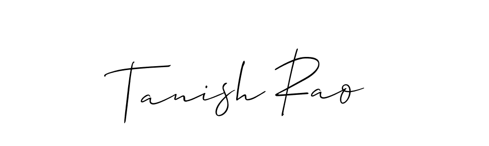 Also we have Tanish Rao name is the best signature style. Create professional handwritten signature collection using Allison_Script autograph style. Tanish Rao signature style 2 images and pictures png