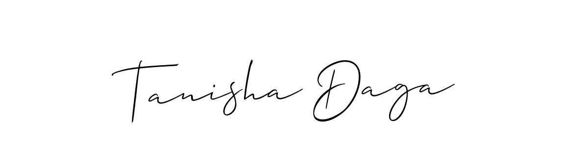 Once you've used our free online signature maker to create your best signature Allison_Script style, it's time to enjoy all of the benefits that Tanisha Daga name signing documents. Tanisha Daga signature style 2 images and pictures png