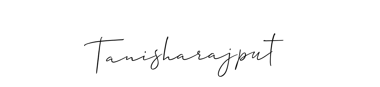 Use a signature maker to create a handwritten signature online. With this signature software, you can design (Allison_Script) your own signature for name Tanisharajput. Tanisharajput signature style 2 images and pictures png