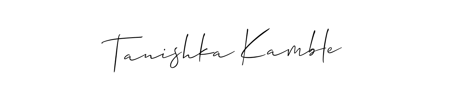 Here are the top 10 professional signature styles for the name Tanishka Kamble. These are the best autograph styles you can use for your name. Tanishka Kamble signature style 2 images and pictures png