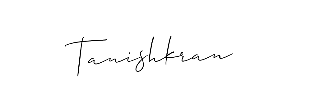 if you are searching for the best signature style for your name Tanishkran. so please give up your signature search. here we have designed multiple signature styles  using Allison_Script. Tanishkran signature style 2 images and pictures png