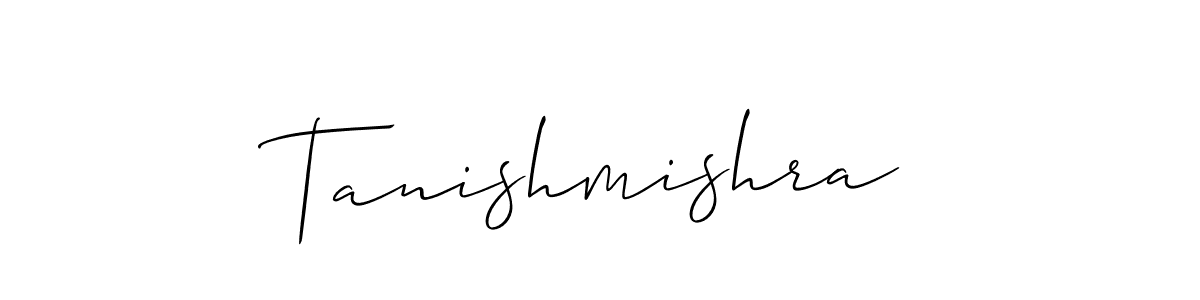 Use a signature maker to create a handwritten signature online. With this signature software, you can design (Allison_Script) your own signature for name Tanishmishra. Tanishmishra signature style 2 images and pictures png