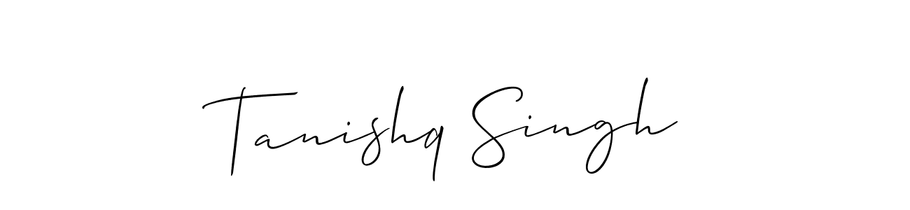 Once you've used our free online signature maker to create your best signature Allison_Script style, it's time to enjoy all of the benefits that Tanishq Singh name signing documents. Tanishq Singh signature style 2 images and pictures png