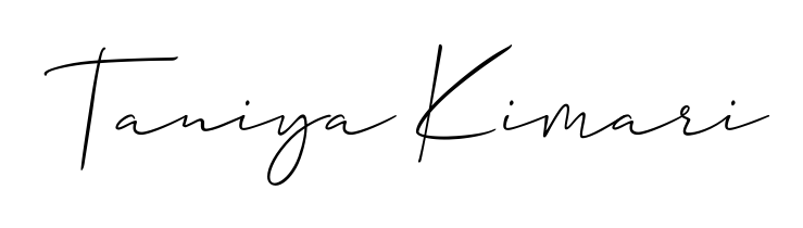Taniya Kimari stylish signature style. Best Handwritten Sign (Allison_Script) for my name. Handwritten Signature Collection Ideas for my name Taniya Kimari. Taniya Kimari signature style 2 images and pictures png