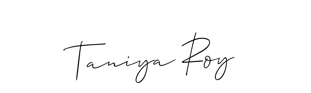 Make a beautiful signature design for name Taniya Roy. Use this online signature maker to create a handwritten signature for free. Taniya Roy signature style 2 images and pictures png