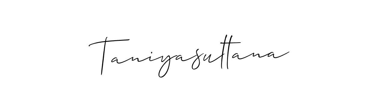 Make a beautiful signature design for name Taniyasultana. Use this online signature maker to create a handwritten signature for free. Taniyasultana signature style 2 images and pictures png