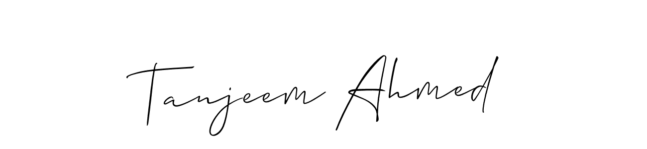 Once you've used our free online signature maker to create your best signature Allison_Script style, it's time to enjoy all of the benefits that Tanjeem Ahmed name signing documents. Tanjeem Ahmed signature style 2 images and pictures png