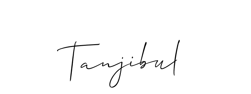 Design your own signature with our free online signature maker. With this signature software, you can create a handwritten (Allison_Script) signature for name Tanjibul. Tanjibul signature style 2 images and pictures png