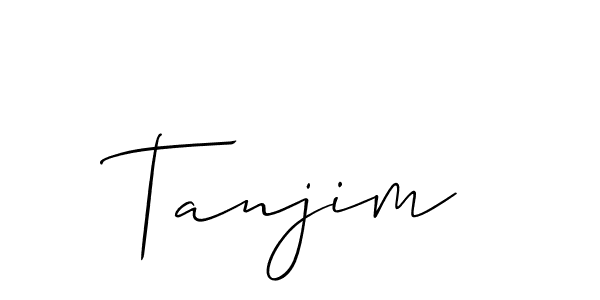 How to make Tanjim name signature. Use Allison_Script style for creating short signs online. This is the latest handwritten sign. Tanjim signature style 2 images and pictures png