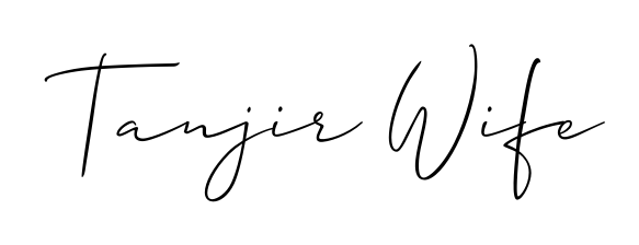 Personalize your online presence with Tanjir Wife signature rendered in elegant Allison_Script font. Great for website footers and blogs. Tanjir Wife signature style 2 images and pictures png