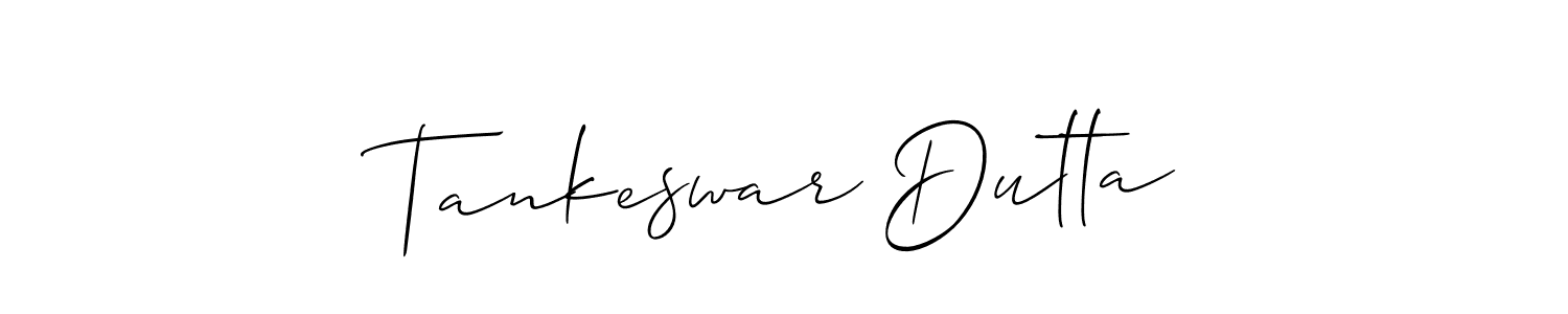Check out images of Autograph of Tankeswar Dutta name. Actor Tankeswar Dutta Signature Style. Allison_Script is a professional sign style online. Tankeswar Dutta signature style 2 images and pictures png
