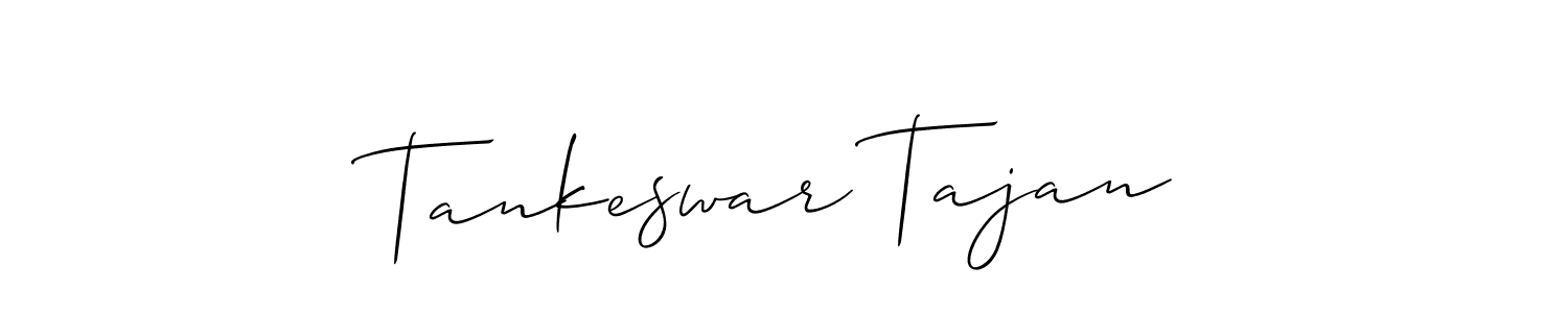 Once you've used our free online signature maker to create your best signature Allison_Script style, it's time to enjoy all of the benefits that Tankeswar Tajan name signing documents. Tankeswar Tajan signature style 2 images and pictures png