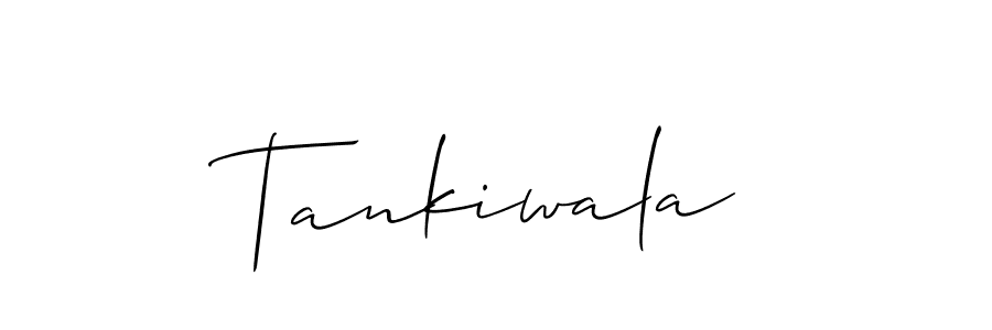 You can use this online signature creator to create a handwritten signature for the name Tankiwala. This is the best online autograph maker. Tankiwala signature style 2 images and pictures png