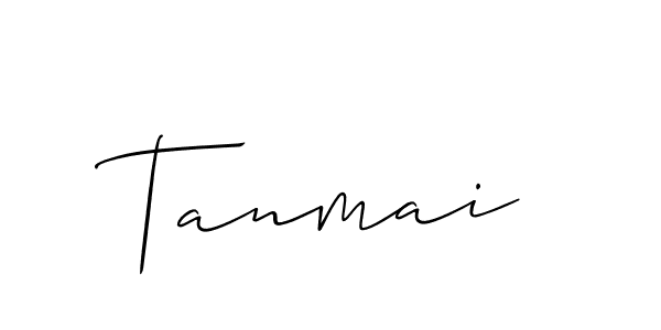 Also You can easily find your signature by using the search form. We will create Tanmai name handwritten signature images for you free of cost using Allison_Script sign style. Tanmai signature style 2 images and pictures png
