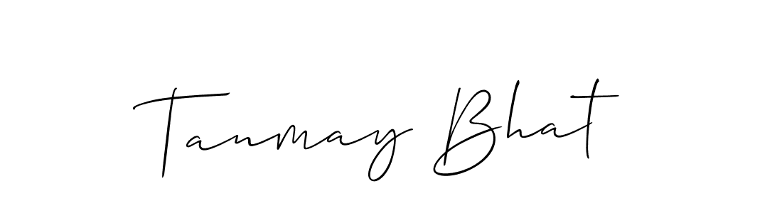 How to make Tanmay Bhat name signature. Use Allison_Script style for creating short signs online. This is the latest handwritten sign. Tanmay Bhat signature style 2 images and pictures png