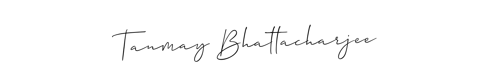 It looks lik you need a new signature style for name Tanmay Bhattacharjee. Design unique handwritten (Allison_Script) signature with our free signature maker in just a few clicks. Tanmay Bhattacharjee signature style 2 images and pictures png