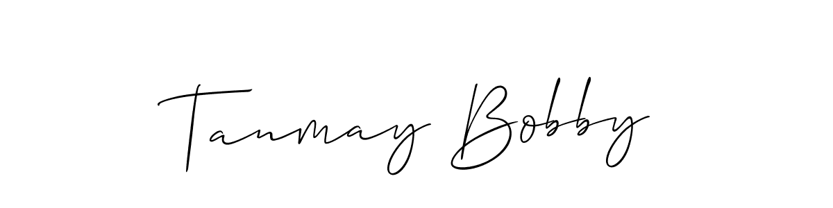 Similarly Allison_Script is the best handwritten signature design. Signature creator online .You can use it as an online autograph creator for name Tanmay Bobby. Tanmay Bobby signature style 2 images and pictures png
