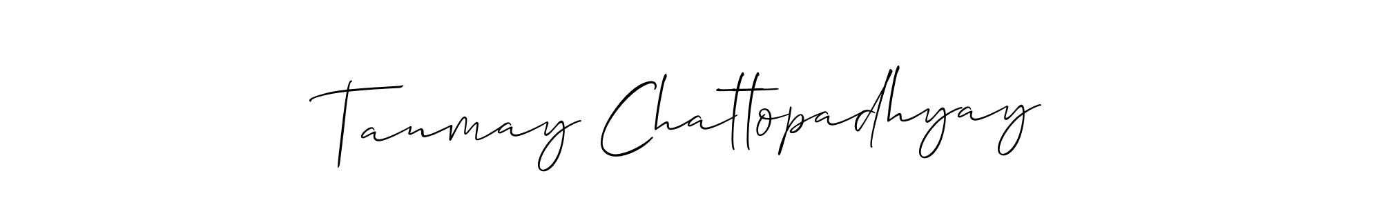 Make a beautiful signature design for name Tanmay Chattopadhyay. With this signature (Allison_Script) style, you can create a handwritten signature for free. Tanmay Chattopadhyay signature style 2 images and pictures png