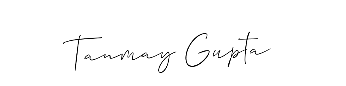 How to make Tanmay Gupta signature? Allison_Script is a professional autograph style. Create handwritten signature for Tanmay Gupta name. Tanmay Gupta signature style 2 images and pictures png