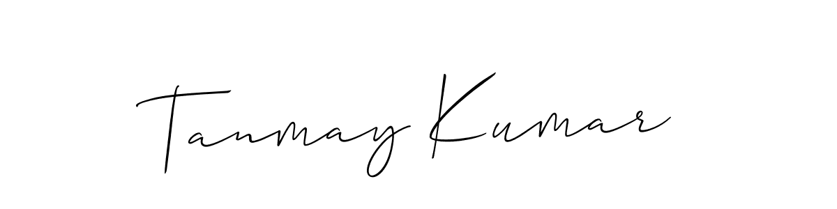 Also we have Tanmay Kumar name is the best signature style. Create professional handwritten signature collection using Allison_Script autograph style. Tanmay Kumar signature style 2 images and pictures png