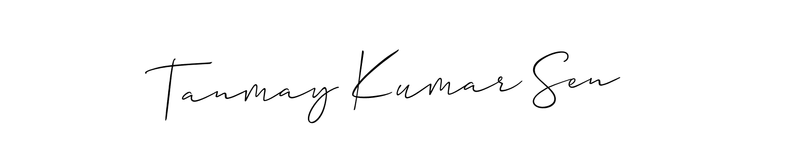 Make a beautiful signature design for name Tanmay Kumar Sen. Use this online signature maker to create a handwritten signature for free. Tanmay Kumar Sen signature style 2 images and pictures png