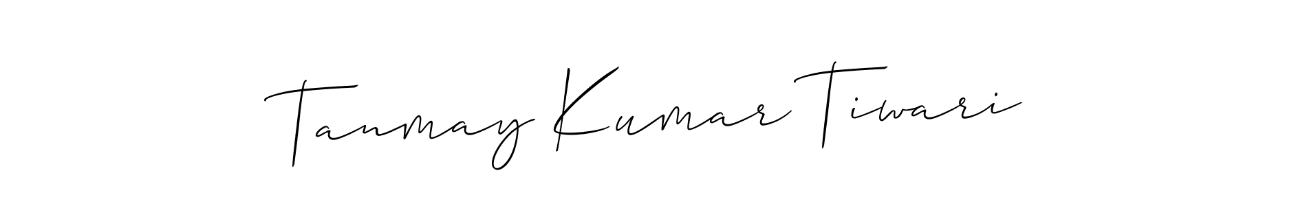 Tanmay Kumar Tiwari stylish signature style. Best Handwritten Sign (Allison_Script) for my name. Handwritten Signature Collection Ideas for my name Tanmay Kumar Tiwari. Tanmay Kumar Tiwari signature style 2 images and pictures png