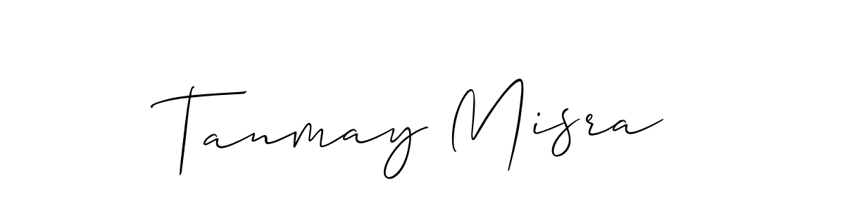 How to make Tanmay Misra name signature. Use Allison_Script style for creating short signs online. This is the latest handwritten sign. Tanmay Misra signature style 2 images and pictures png