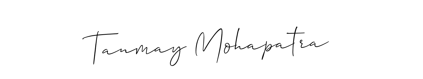 Create a beautiful signature design for name Tanmay Mohapatra. With this signature (Allison_Script) fonts, you can make a handwritten signature for free. Tanmay Mohapatra signature style 2 images and pictures png