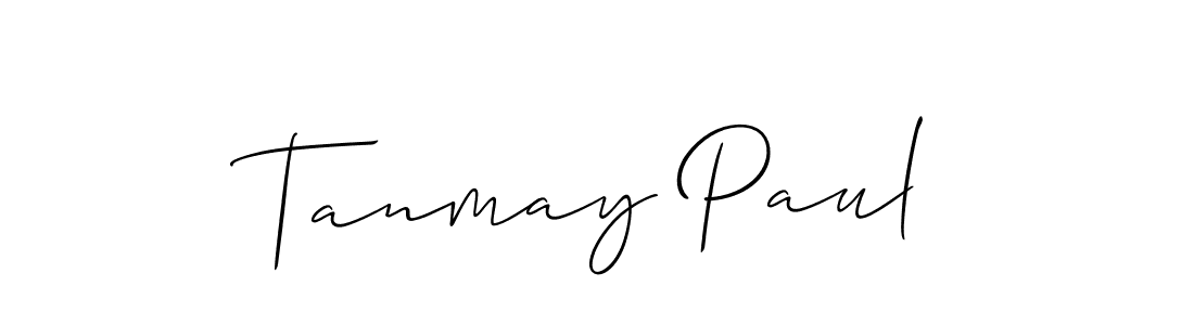 You should practise on your own different ways (Allison_Script) to write your name (Tanmay Paul) in signature. don't let someone else do it for you. Tanmay Paul signature style 2 images and pictures png