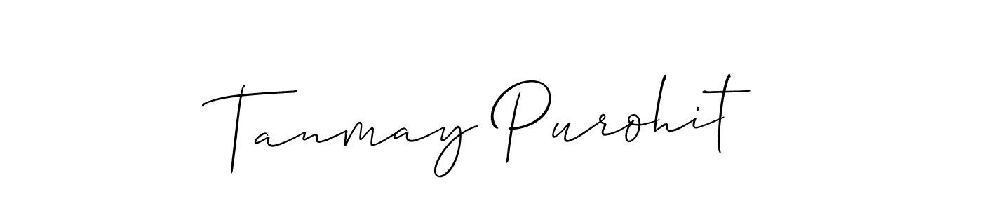 Best and Professional Signature Style for Tanmay Purohit. Allison_Script Best Signature Style Collection. Tanmay Purohit signature style 2 images and pictures png