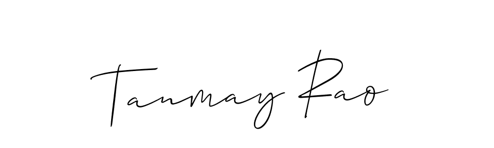 How to Draw Tanmay Rao signature style? Allison_Script is a latest design signature styles for name Tanmay Rao. Tanmay Rao signature style 2 images and pictures png