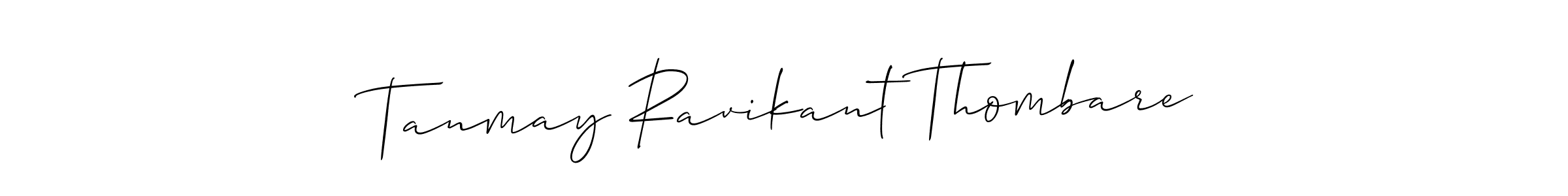 Allison_Script is a professional signature style that is perfect for those who want to add a touch of class to their signature. It is also a great choice for those who want to make their signature more unique. Get Tanmay Ravikant Thombare name to fancy signature for free. Tanmay Ravikant Thombare signature style 2 images and pictures png