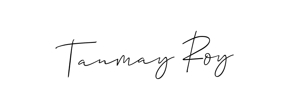 The best way (Allison_Script) to make a short signature is to pick only two or three words in your name. The name Tanmay Roy include a total of six letters. For converting this name. Tanmay Roy signature style 2 images and pictures png