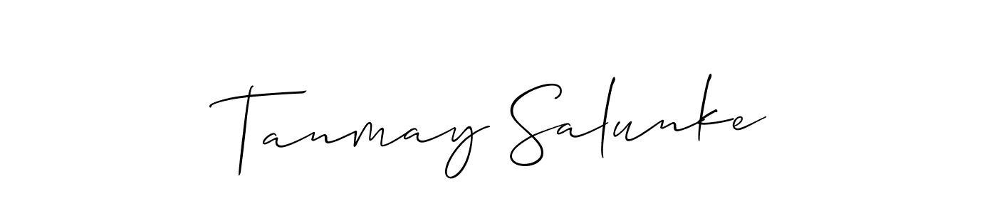 Here are the top 10 professional signature styles for the name Tanmay Salunke. These are the best autograph styles you can use for your name. Tanmay Salunke signature style 2 images and pictures png