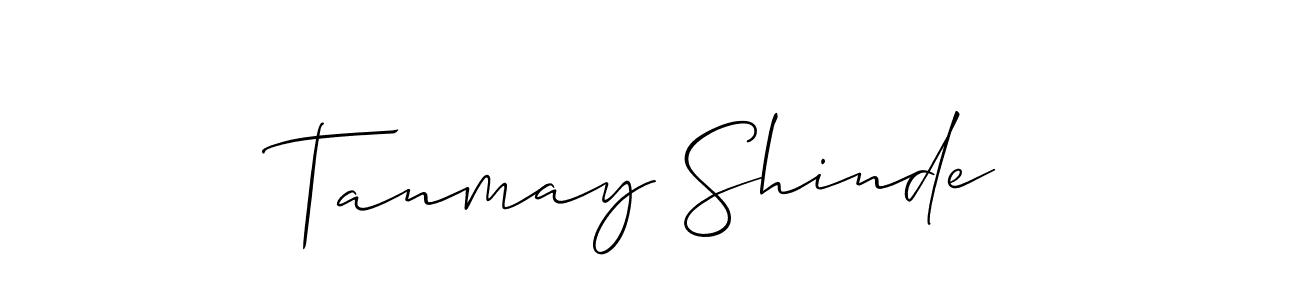 Best and Professional Signature Style for Tanmay Shinde. Allison_Script Best Signature Style Collection. Tanmay Shinde signature style 2 images and pictures png