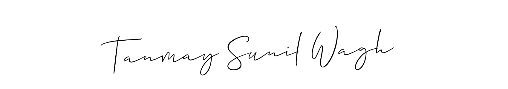 Make a short Tanmay Sunil Wagh signature style. Manage your documents anywhere anytime using Allison_Script. Create and add eSignatures, submit forms, share and send files easily. Tanmay Sunil Wagh signature style 2 images and pictures png