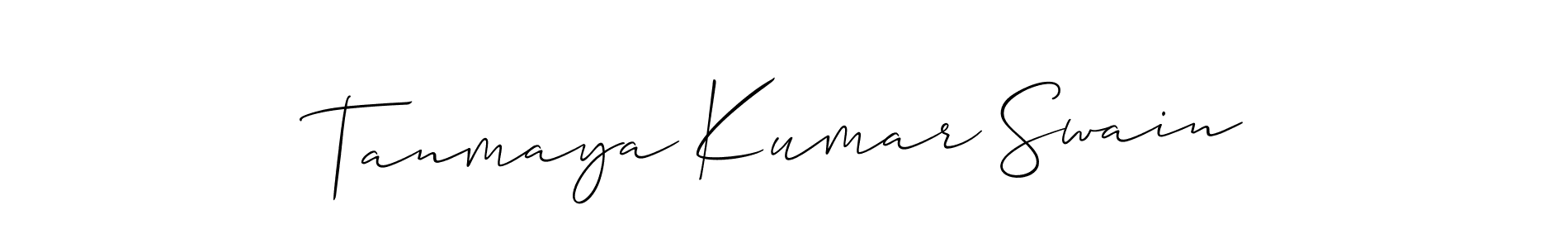 Use a signature maker to create a handwritten signature online. With this signature software, you can design (Allison_Script) your own signature for name Tanmaya Kumar Swain. Tanmaya Kumar Swain signature style 2 images and pictures png