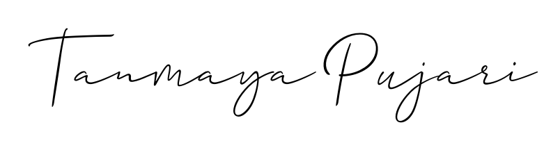 Create your official email sign-off with Tanmaya Pujari name in Allison_Script style. Crisp, clean, and perfectly legible across all screens. Tanmaya Pujari signature style 2 images and pictures png