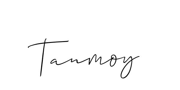 Use a signature maker to create a handwritten signature online. With this signature software, you can design (Allison_Script) your own signature for name Tanmoy. Tanmoy signature style 2 images and pictures png