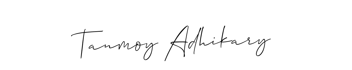 How to Draw Tanmoy Adhikary signature style? Allison_Script is a latest design signature styles for name Tanmoy Adhikary. Tanmoy Adhikary signature style 2 images and pictures png