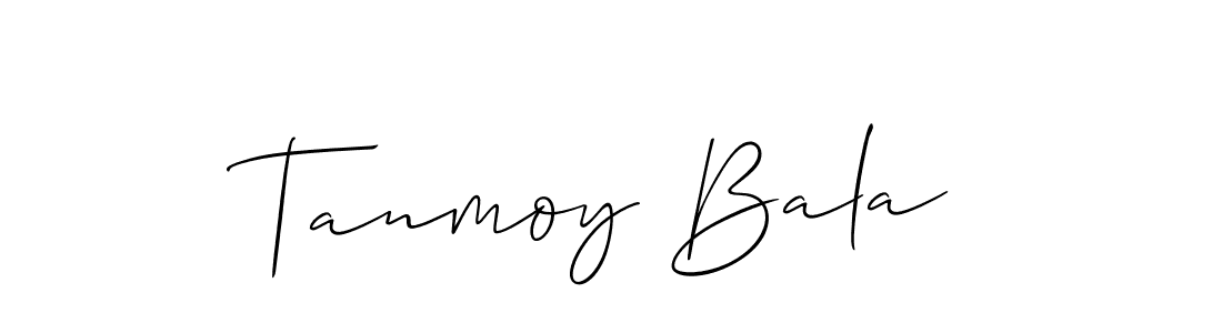 How to make Tanmoy Bala name signature. Use Allison_Script style for creating short signs online. This is the latest handwritten sign. Tanmoy Bala signature style 2 images and pictures png