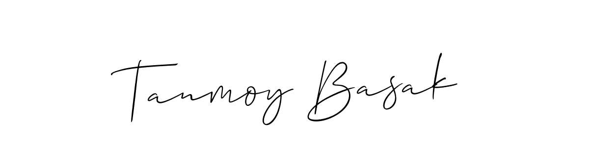 Make a short Tanmoy Basak signature style. Manage your documents anywhere anytime using Allison_Script. Create and add eSignatures, submit forms, share and send files easily. Tanmoy Basak signature style 2 images and pictures png