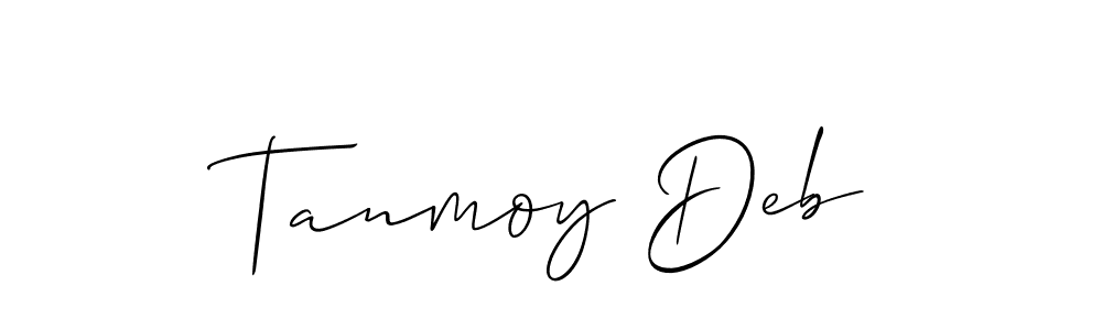 This is the best signature style for the Tanmoy Deb name. Also you like these signature font (Allison_Script). Mix name signature. Tanmoy Deb signature style 2 images and pictures png