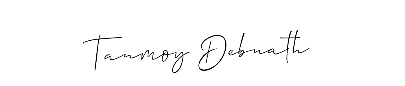 How to make Tanmoy Debnath name signature. Use Allison_Script style for creating short signs online. This is the latest handwritten sign. Tanmoy Debnath signature style 2 images and pictures png